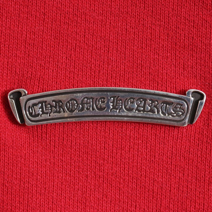 CHROME HEARTS Y NOT Cemetery Cross Sweatshirt Red Size L