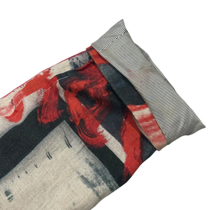 YOHJI YAMAMOTO POUR HOMME 18SS Collage Linen Jacket Size 2