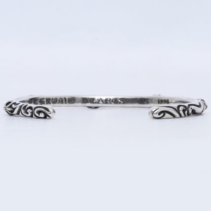 CHROME HEARTS SBT Band Bangle Silver Size M
