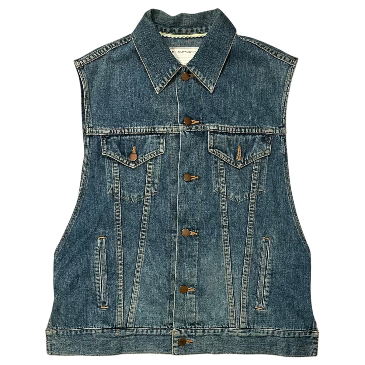 s Docking Denim Jacket x MIHARA YASUHIRO 00s Archive Docking Denim Jacket Size M