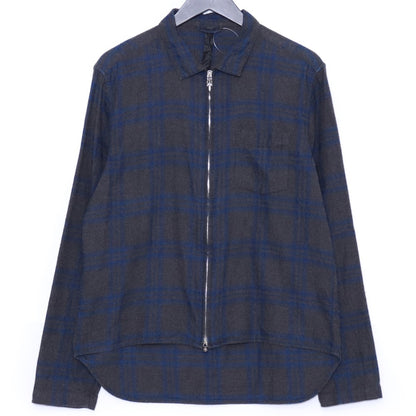 CHROME HEARTS Y NOT HEYWOOD Dagger Zip Shirt Gray Size M
