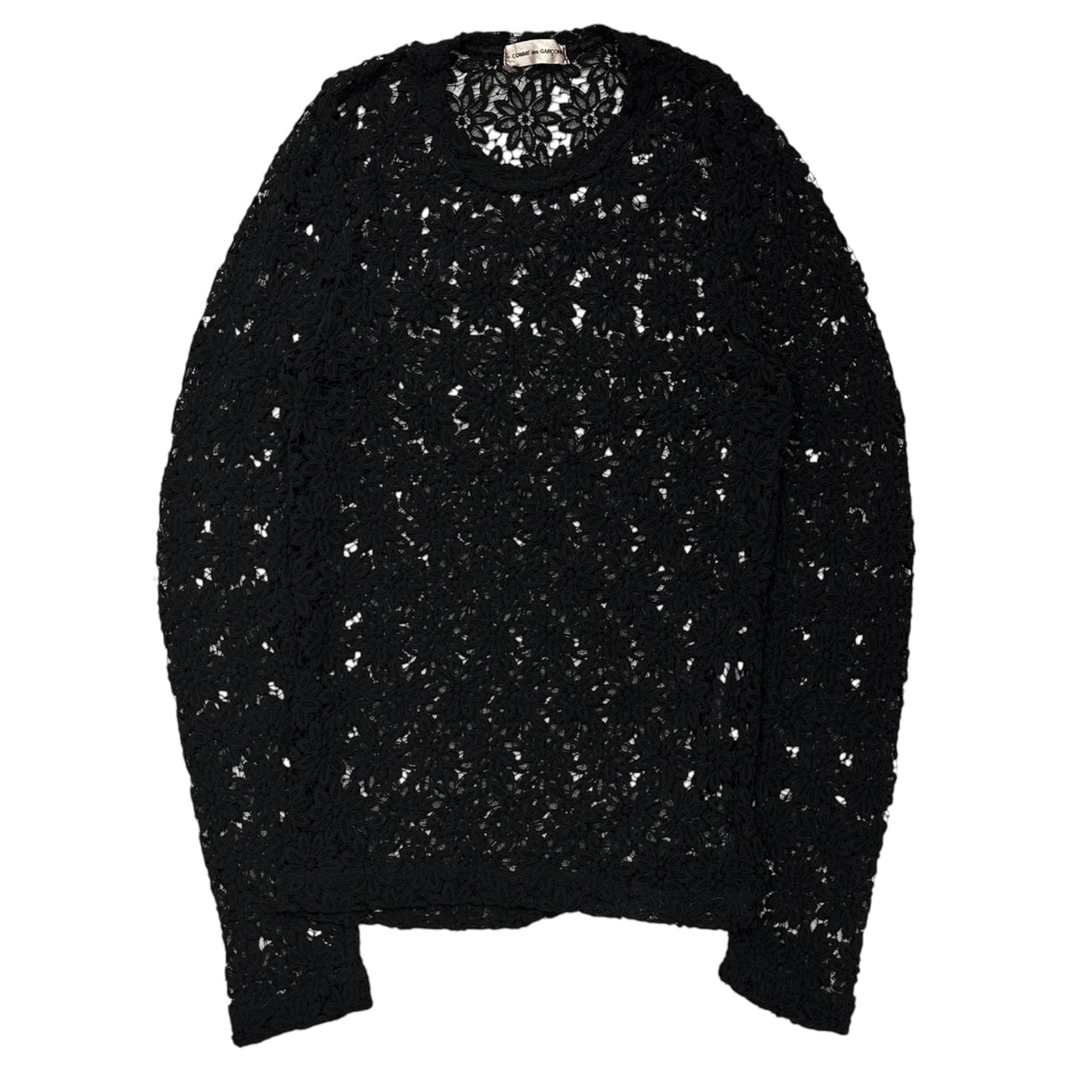 COMME des GARCONS 96SS Flower Lace Pullover Top Size FREE