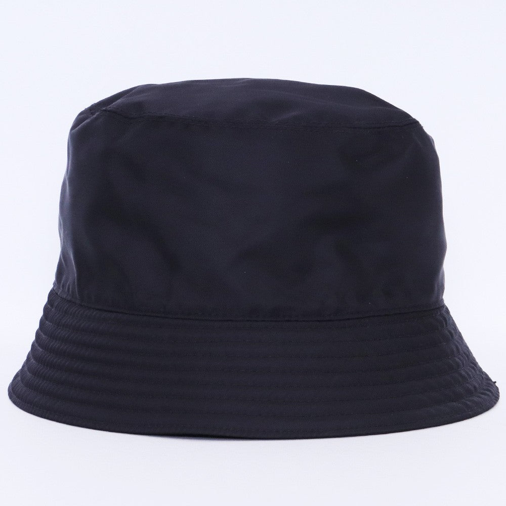 PRADA Racing Logo Nylon Bucket Hat Black Size L