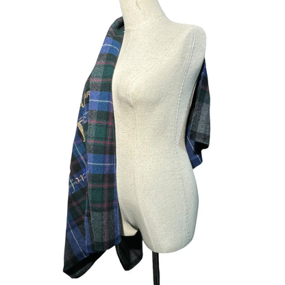 COMME des GARCONS 03AW Logo Print Check Jacket Size FREE