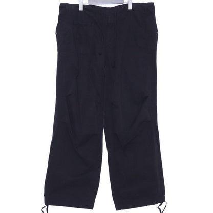 TEN C 25SS Cotton Gabardine Army Trousers Black Size 46
