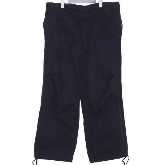 TEN C 25SS Cotton Gabardine Army Trousers Black Size 46