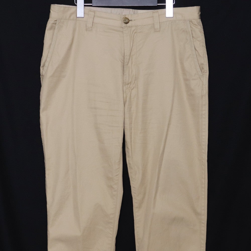 PORTER CLASSIC 22SS Gabardine Slim Pants Beige Size M