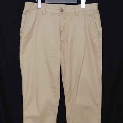 PORTER CLASSIC 22SS Gabardine Slim Pants Beige Size M