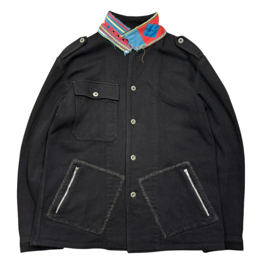 UNDERCOVERISM 03SS SCAB Afghan Collar Grunge Jacket Size L