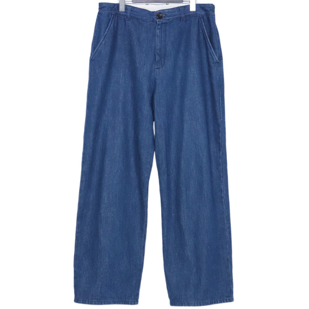 GUCCI Washed Organic Denim Jeans Indigo Size 48