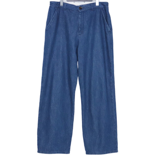 GUCCI Washed Organic Denim Jeans Indigo Size 48