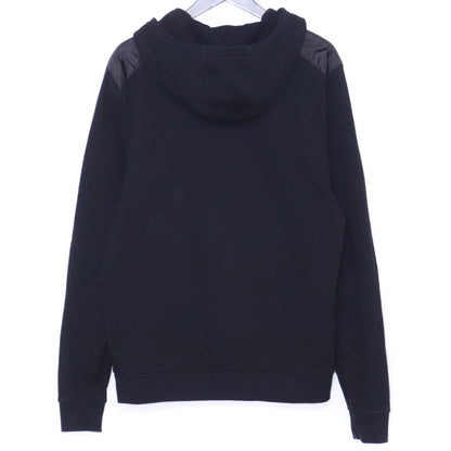 Prada Cotton Triangle Logo Hoodie Black Size M