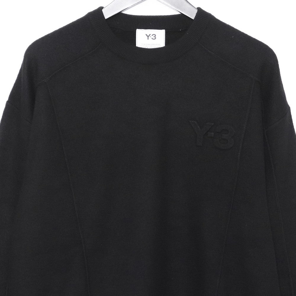 Y-3 Classic Merino Blend Crew Neck Sweater Black Size S