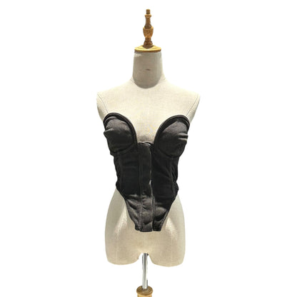 FUMIKA_UCHIDA 23SS Stretch Denim Bustier Size 36