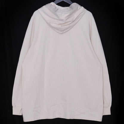 RICK OWENS 22SS Cotton Pullover Hoodie Ivory Size M