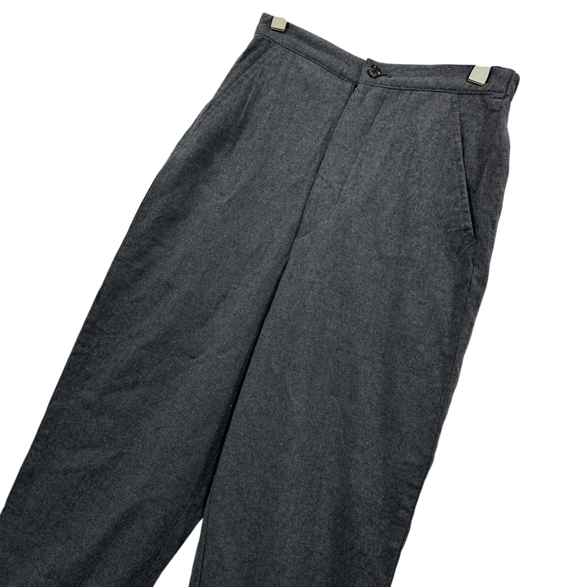 COMME des GARCONS 1980's Wool Easy Pants Gray Size FREE
