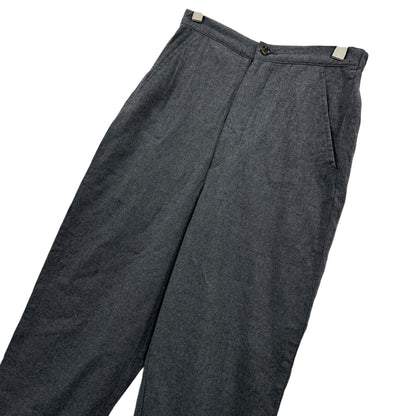 COMME des GARCONS 1980's Wool Easy Pants Gray Size FREE