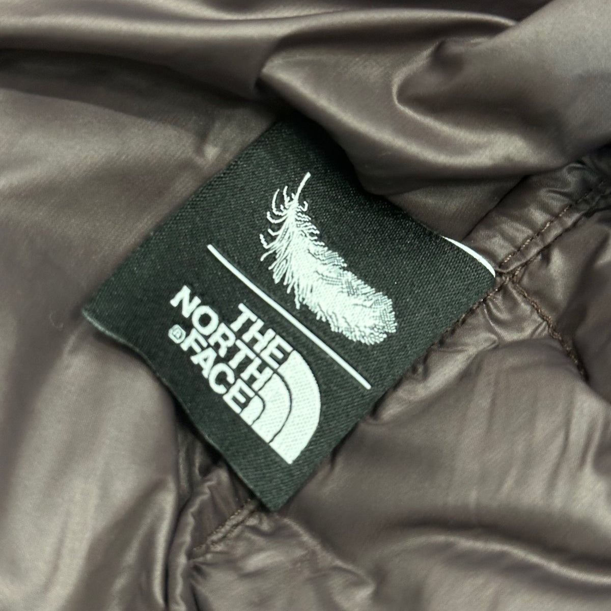 THE NORTH FACE WL Nuptse Down Vest Brown Size KIDS L