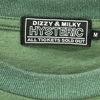 HYSTERIC GLAMOUR 25AW LADYLAND ACADEMY T-Shirt Green Size M
