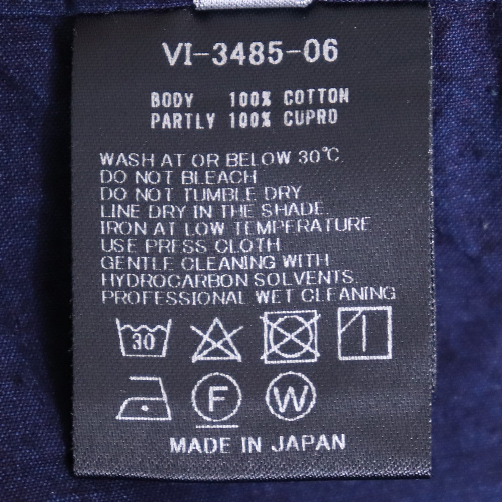 THE VIRIDI-ANNE 22SS Indigo Tailored Jacket Navy Size 1