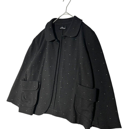 tricot COMME des GARCONS 09AW Shawl Jacket Black Size FREE
