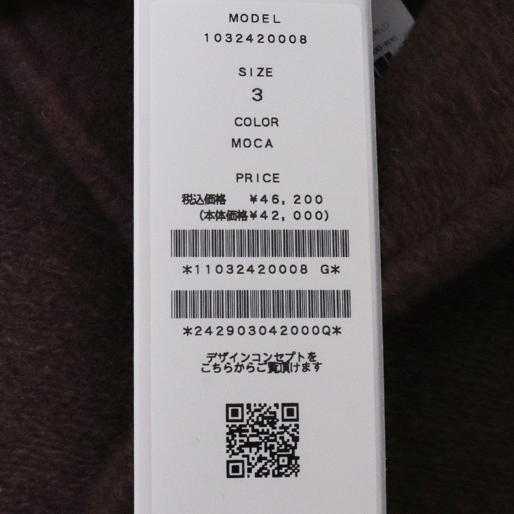 JUN HASHIMOTO 24AW Knit Jacket Mocha Size 3