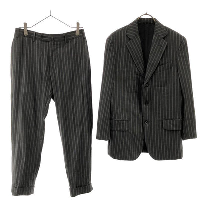 BOGLIOLI Italian Wool Stripe Suit Grey Size 46