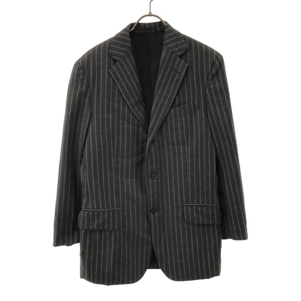BOGLIOLI Italian Wool Stripe Suit Grey Size 46