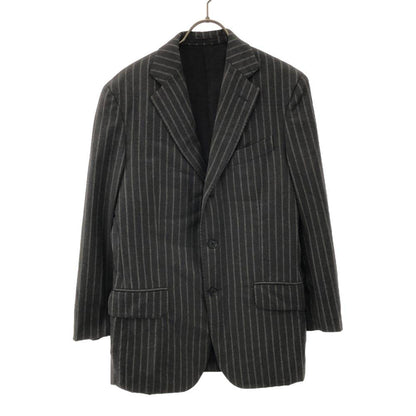 BOGLIOLI Italian Wool Stripe Suit Grey Size 46