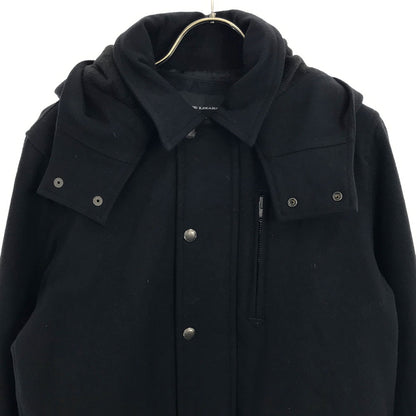 LOUNGE LIZARD Japanese Hooded Jacket Black Size 2
