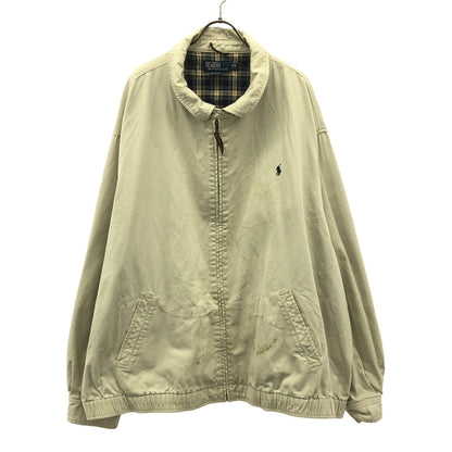 Polo by Ralph Lauren 90s Logo Swingtop Beige Jacket Size 4X