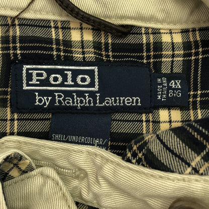 Polo by Ralph Lauren 90s Logo Swingtop Beige Jacket Size 4X