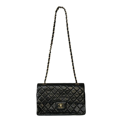 CHANEL 90s Vintage Matelasse Flap Handbag