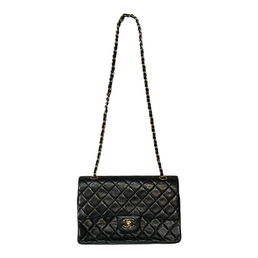 CHANEL 90s Vintage Matelasse Flap Handbag