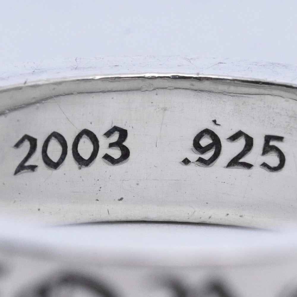 CHROME HEARTS 6mm SPACER FOREVER Ring Silver Size JP 23