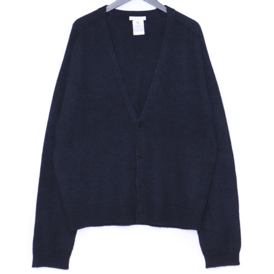 THE ROW Sheldon Alpaca Silk Wool Cardigan Navy Size M