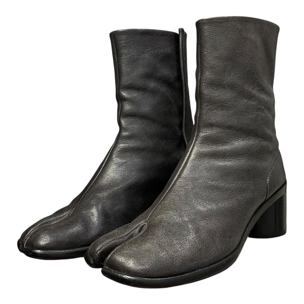 MAISON MARGIELA Tabi Ankle Boots Charcoal Gray Size EU 41