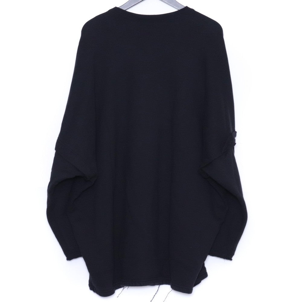 NUDE:MASAHIKO MARUYAMA Oversize Sweatshirt Black Size 2