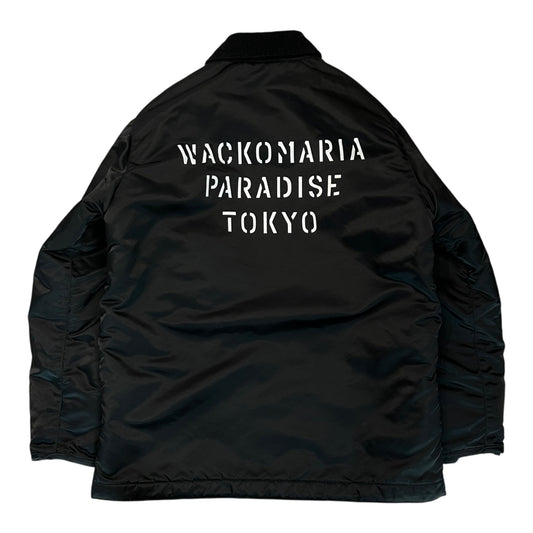 WACKO MARIA 18FW Deck Jacket Back Print PRIMALOFT Size M