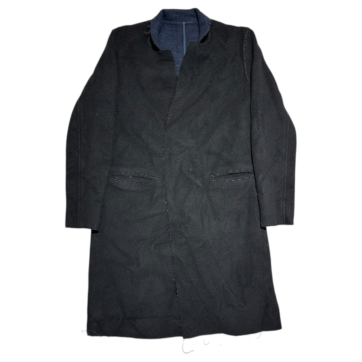 UNDERCOVER 16AW Inside-Out Wool Chester Coat Black Size 3