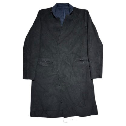 UNDERCOVER 16AW Inside-Out Wool Chester Coat Black Size 3