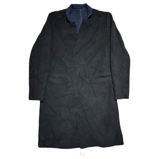 UNDERCOVER 16AW Inside-Out Wool Chester Coat Black Size 3
