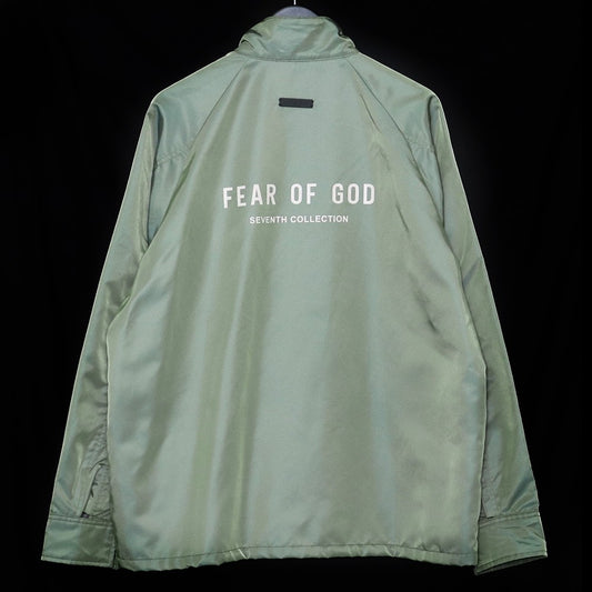 FEAR OF GOD SEVENTH Indecent Dry Green Bomber Jacket Size M