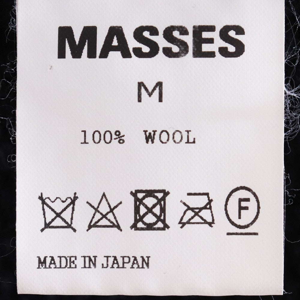 MASSES 23AW Mock Neck Sweater Black Size M