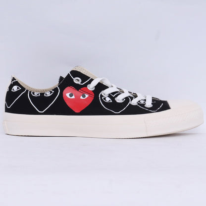 PLAY COMME des GARCONS Chuck Taylor Sneakers Black Size 26cm