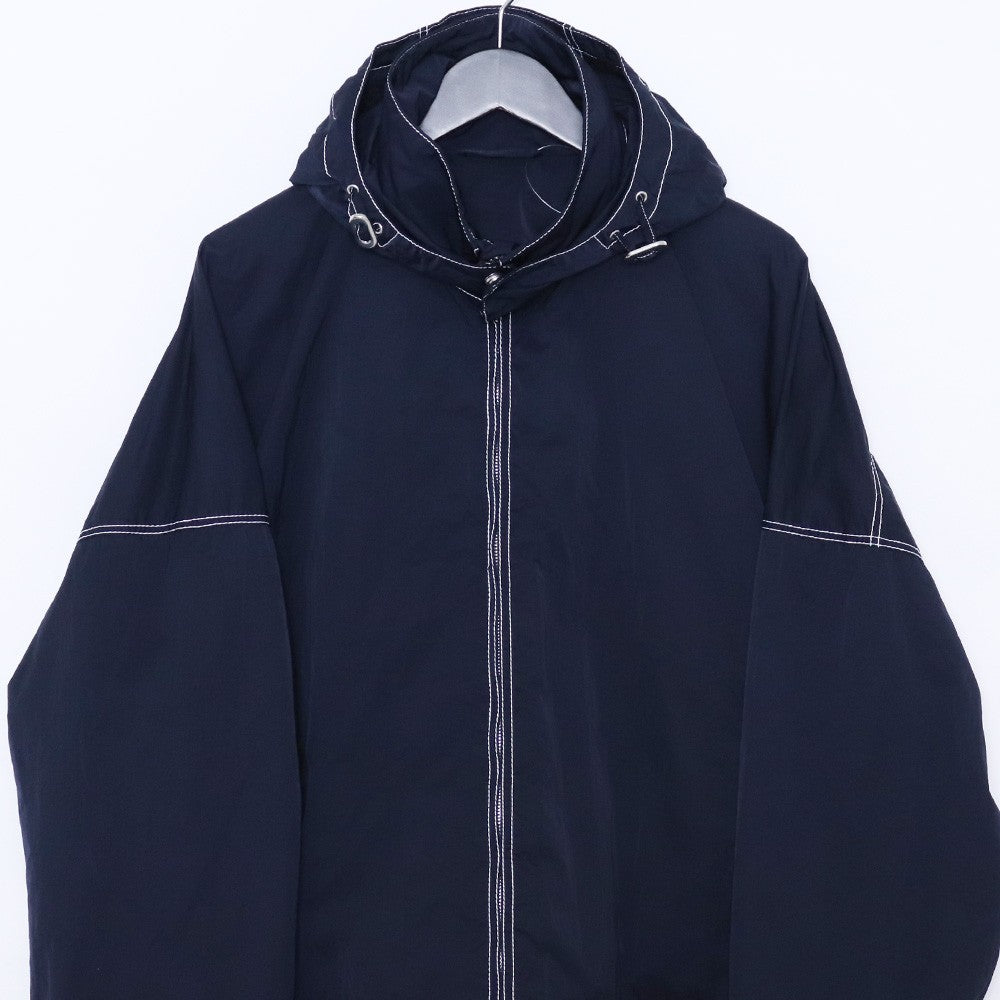 Bottega Veneta Lightweight Navy Tech Stitch Jacket Size S