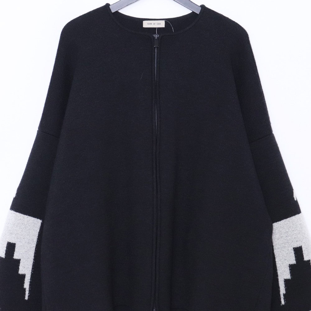FEAR OF GOD Thunderbird Full Zip Cardigan Black Size M