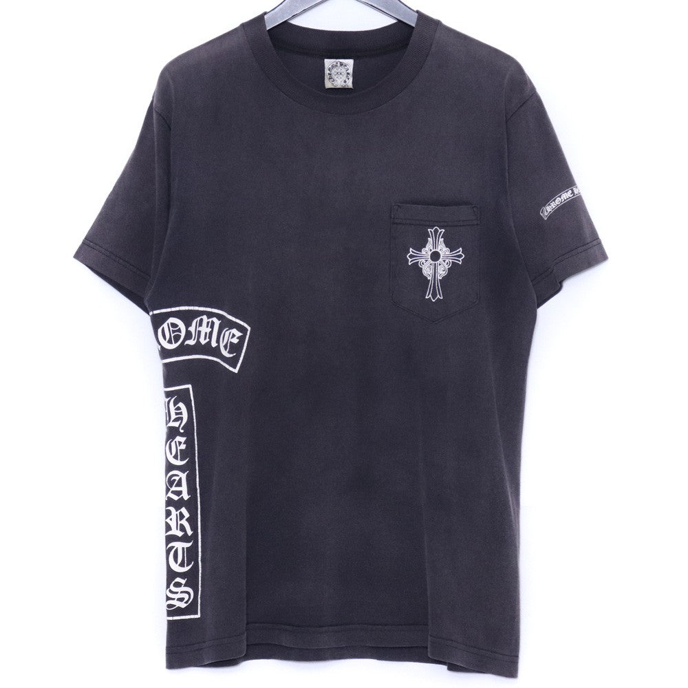 Chrome Hearts Faded OLD T-BAR CH Cross T-Shirt Black Size M