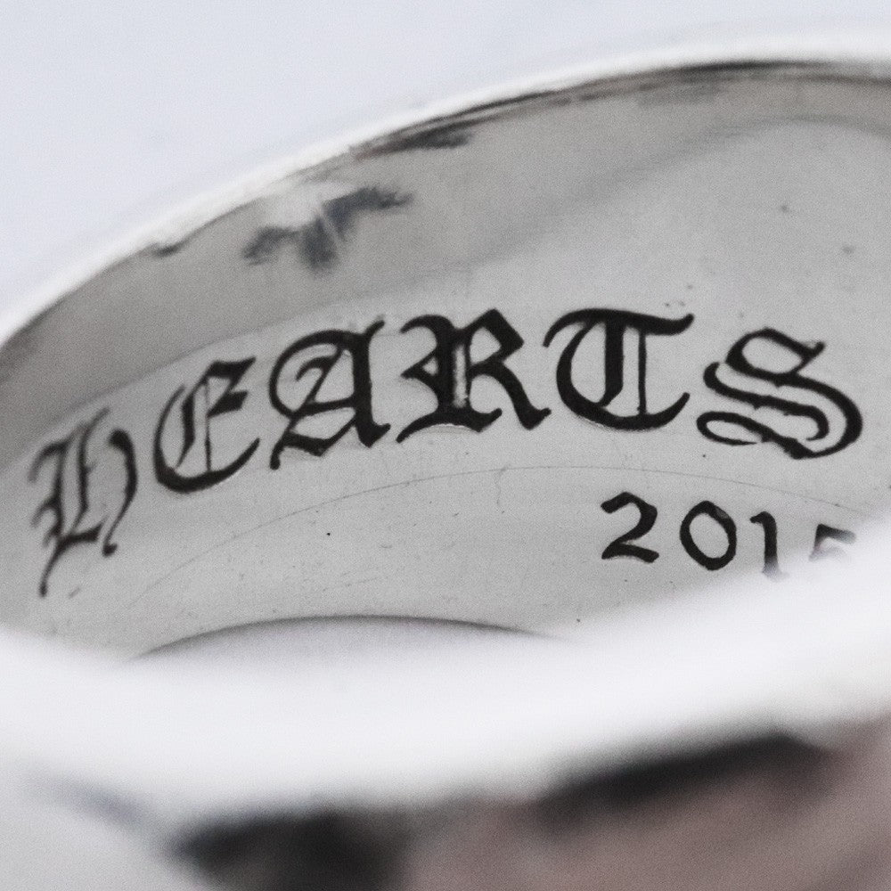 CHROME HEARTS Negative Space CH Ring Silver Size ONE SIZE
