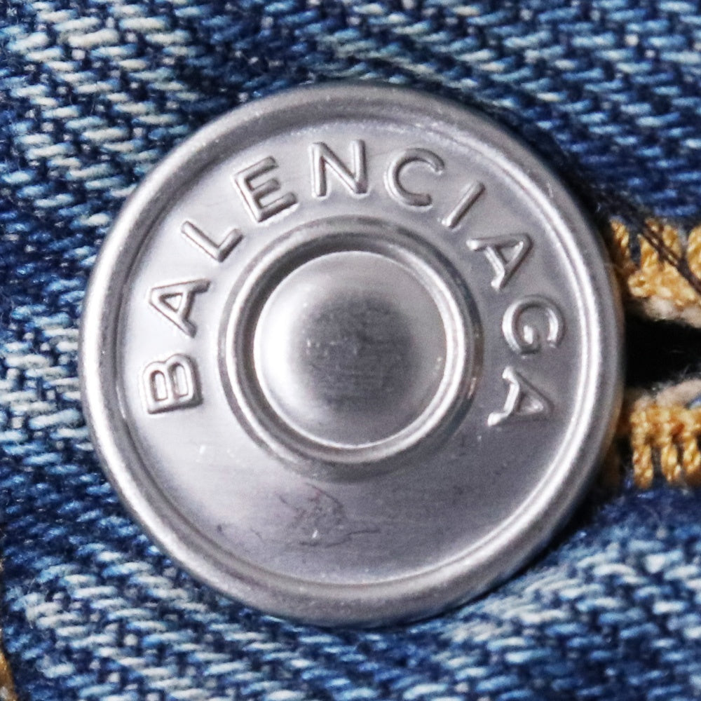 BALENCIAGA 17AW Button-Fly Denim Jeans Blue Size 31